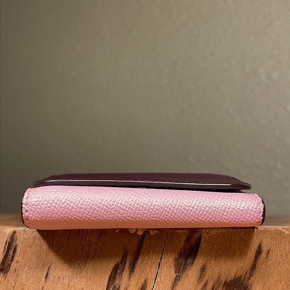 RARE COLOR COACH SMALL TRIFOLD WALLET IN GEOMETRIC COLORBLOCK - Picture 6 of 14